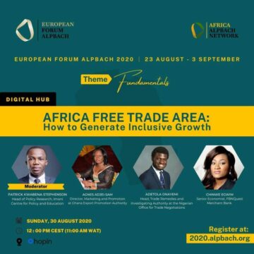 Africa Free Trade Area- How to generate Inclusive growth